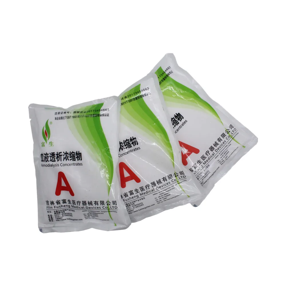 Изготовленный На Заказ Concentre D hmodialyse фильтрующий элемент медицинский бикарбонат натрия концентрат диализный порошок для гемодиализа