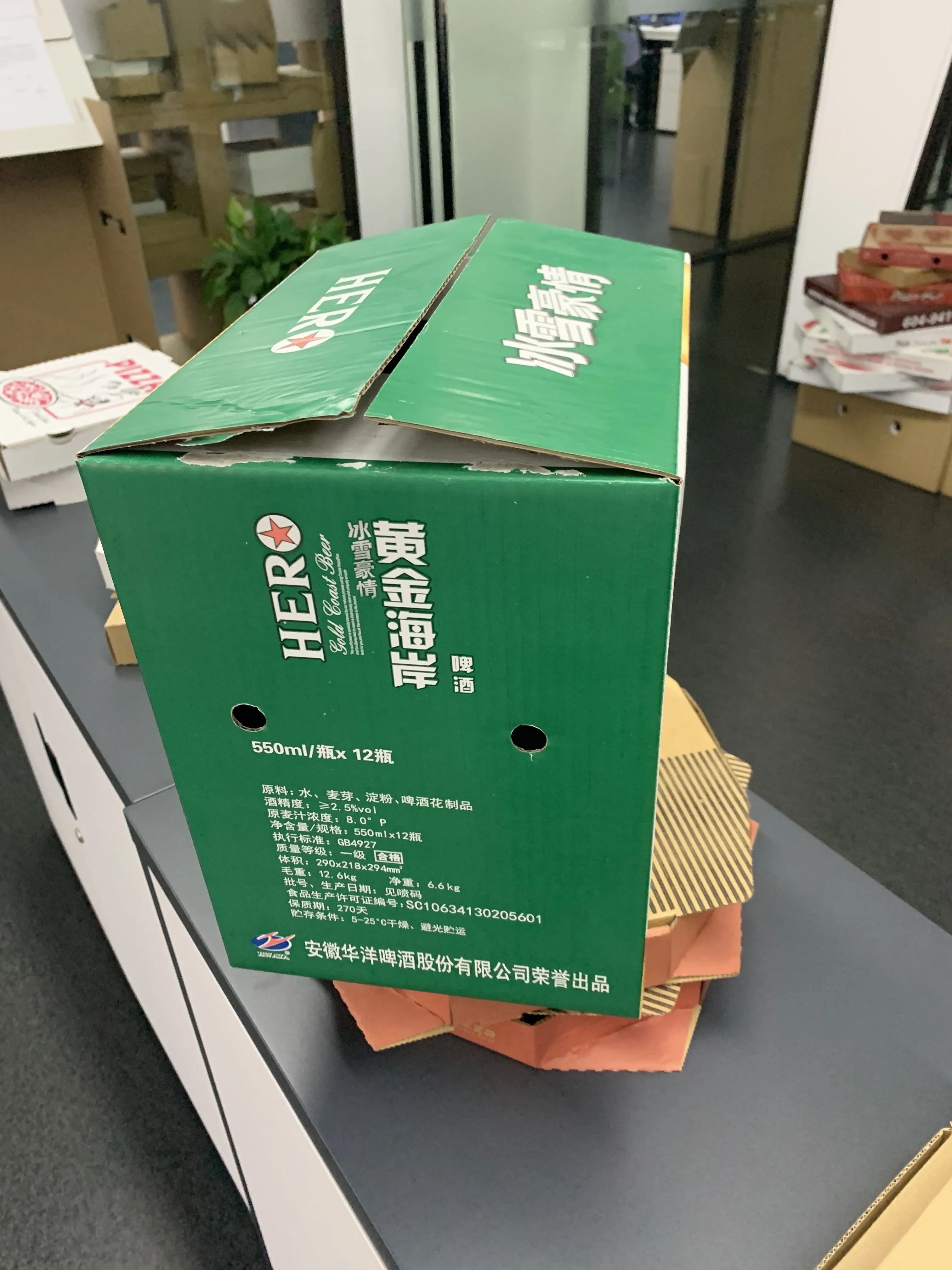 Custom Logo Printing Multi Sizes AB-flute 5 Layer Carton