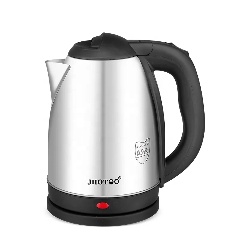 JHOTOO New Design 304 Stainless Steel 1500W Fast Boiling Water Kitchen Party Hotel 2L Electric Kettle