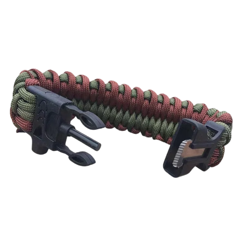 XIWANG 550 sports survival paracord bracelet with whistle buckle paracord bracelet