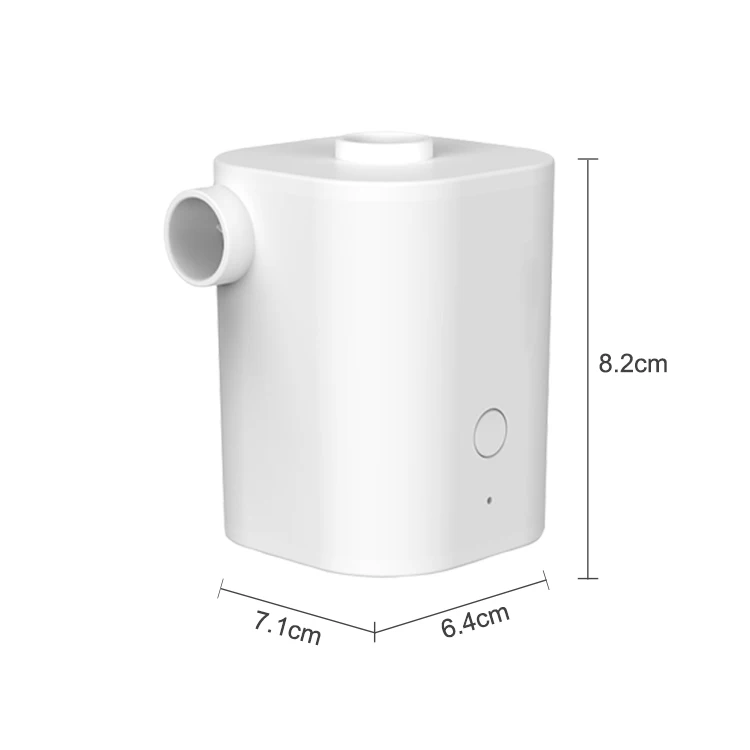 GARID New Camping Outdoor Portable Electric Inflatable Swimming Ring Inflatable Bed 5 Air Nozzles Choose White Air Pump GCFP-001