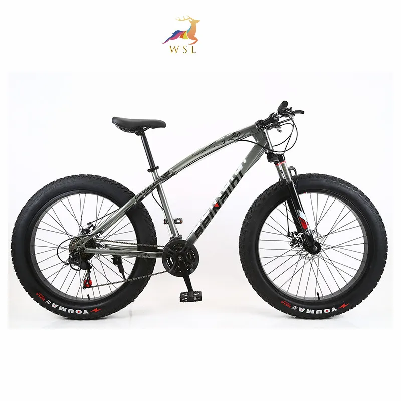 Fat Bike Wheel Beach Snowmobile Mountain Bike27Speed Sports Cycling suspension fork for fat bike 26inch tires cycle men fat bike