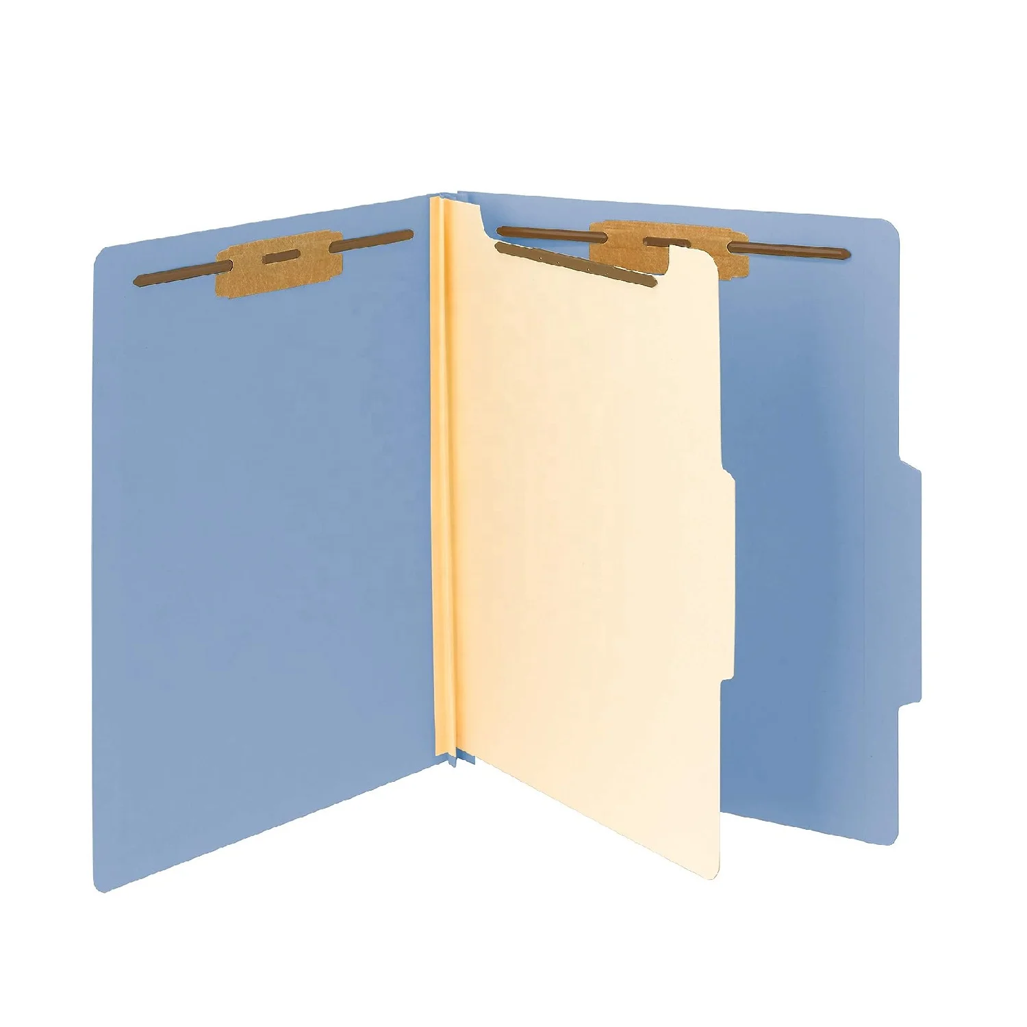 Синий 1 разделитель 2-дюймовый вкладка расширения 2/5 Размер буквы Манила 4 на коробку Папка с файлами классификации