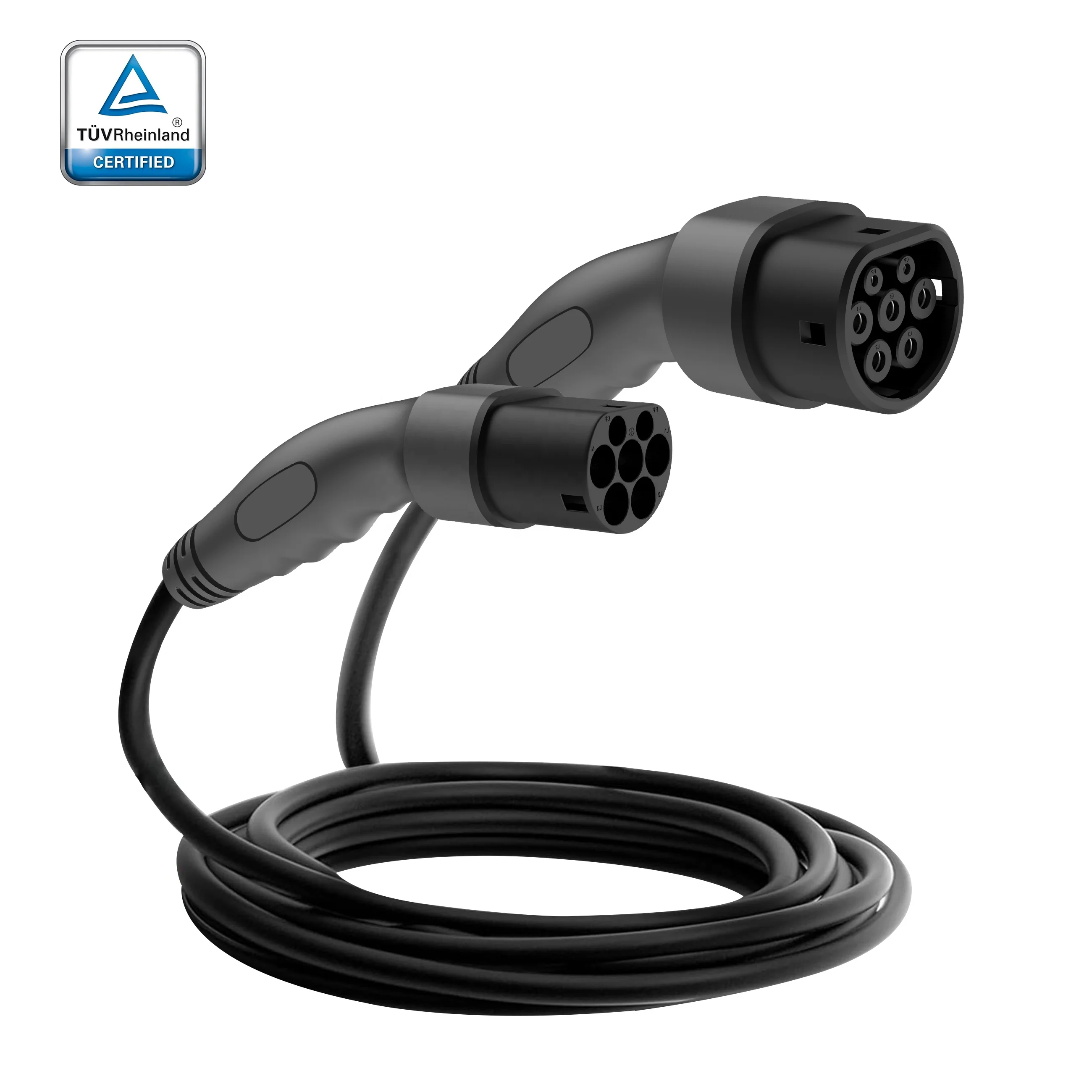 AC 7 кВт 11 кВт 22 кВт Тип 2 быстрое зарядное устройство электрический автомобиль портативный EV зарядный кабель