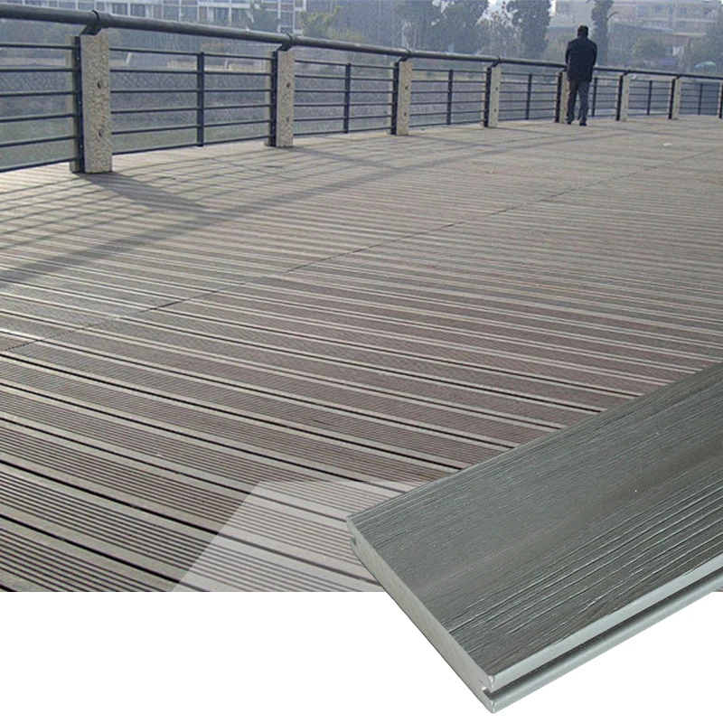 2024 New Wood Plastic Composite Decking Competitive Price Wpc Decking Outdoor Decking Tiles