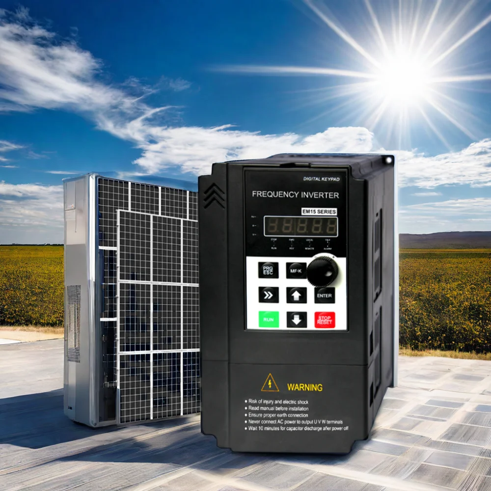 IP55 MPPT Solar Water Pump Inverter/hybrid solar inverter with Variable Frequency and Triple Output Type