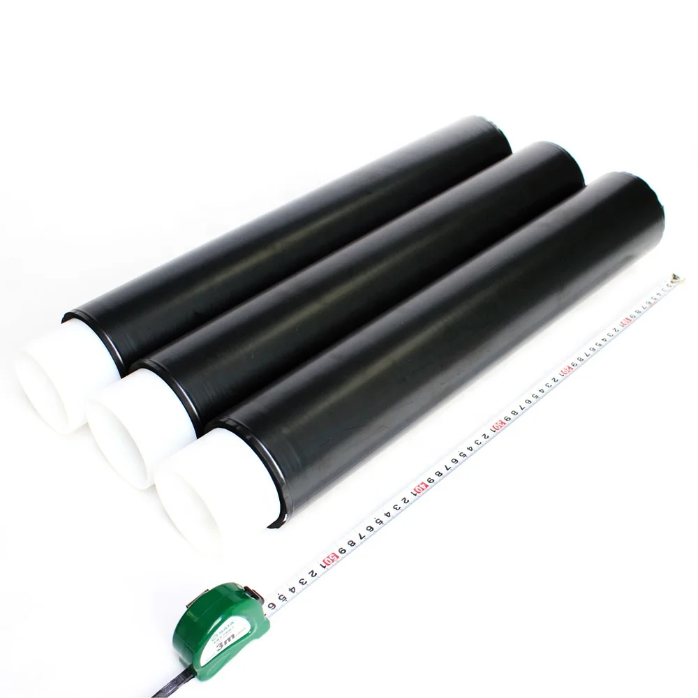 3- Black Color Polyimide Pi Film with Silicone Glue Kaptons Self Adhesive Tape Log Roll Jumbo Roll Factory Supplier Manufacturer