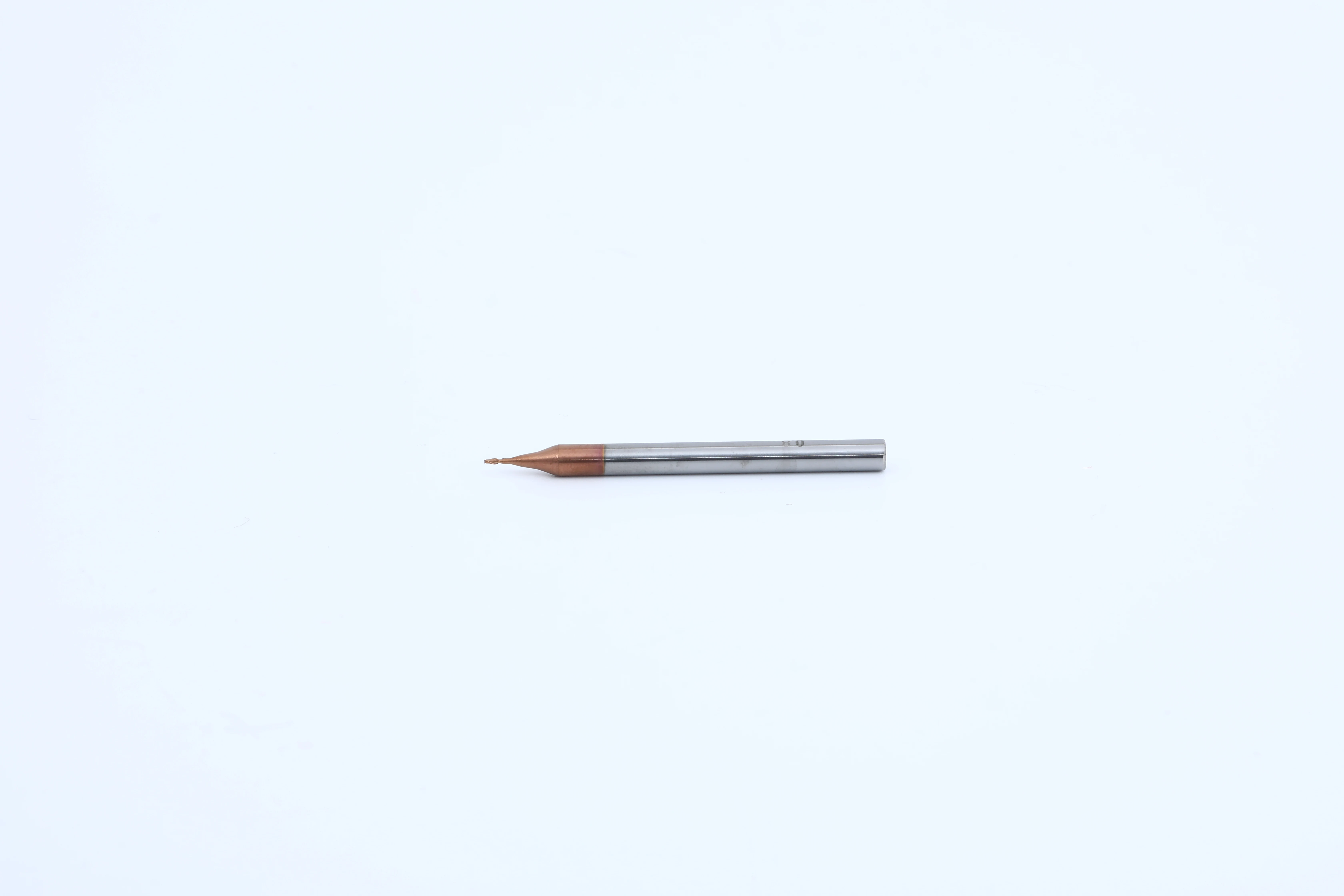 Coated 55 Degree Micro Diameter Ball Nose End Mill CNC Controllable 50mm Overall Length Customizable OEM/ODM Steel Processing