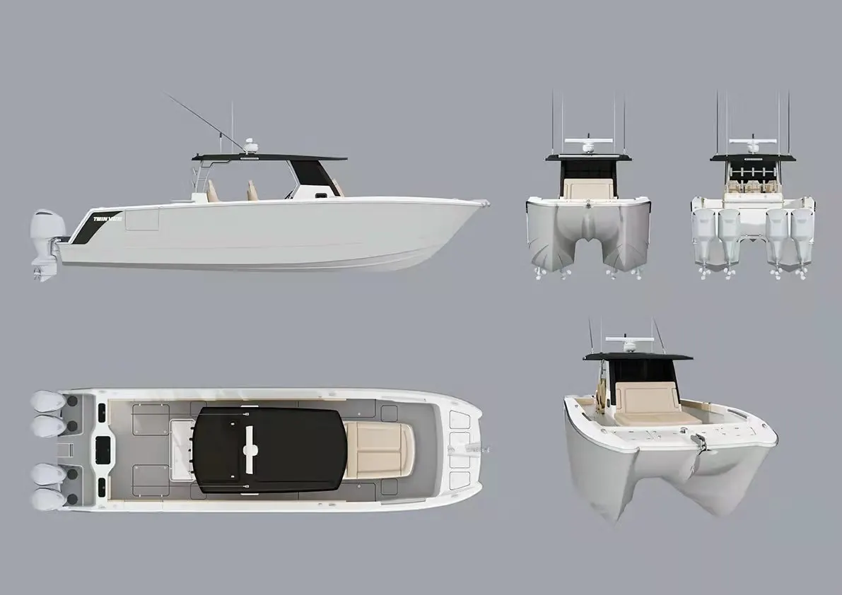 Sea King 11m 36ft Australia Design Twin Hull Welded Fishing Boat