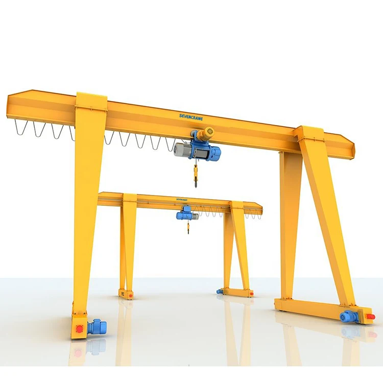 Sevencrane heavy duty 30 ton 20 ton girder rubber tired compact general gantry crane