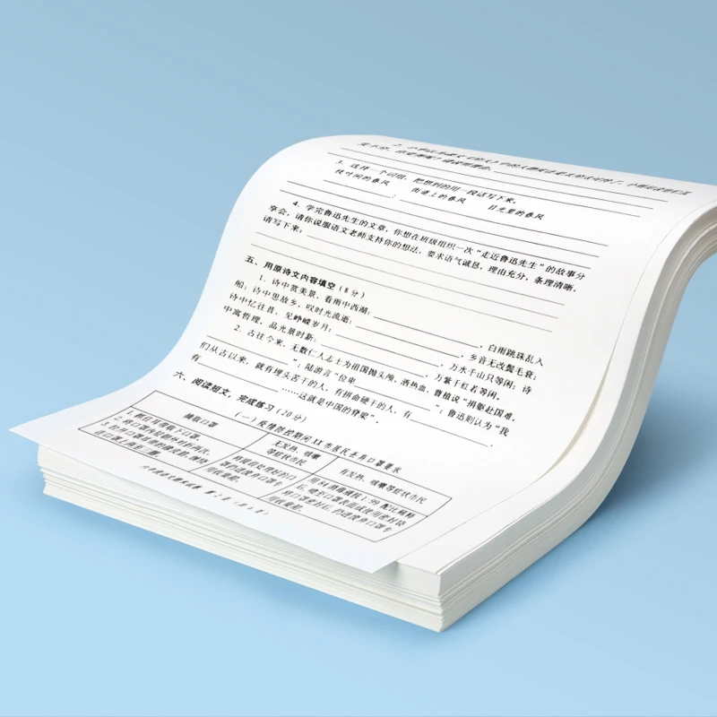 Factory Price 80gsm Matte Uncoated Woodfree Ivory Coated Art Paper Sheets Offset Own Logo Custom White Printing Board Paper