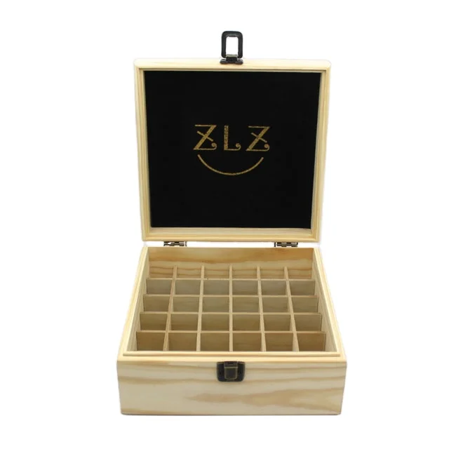 Деревянная коробка для эфирного масла, подарочная упаковка, оптовая продажа