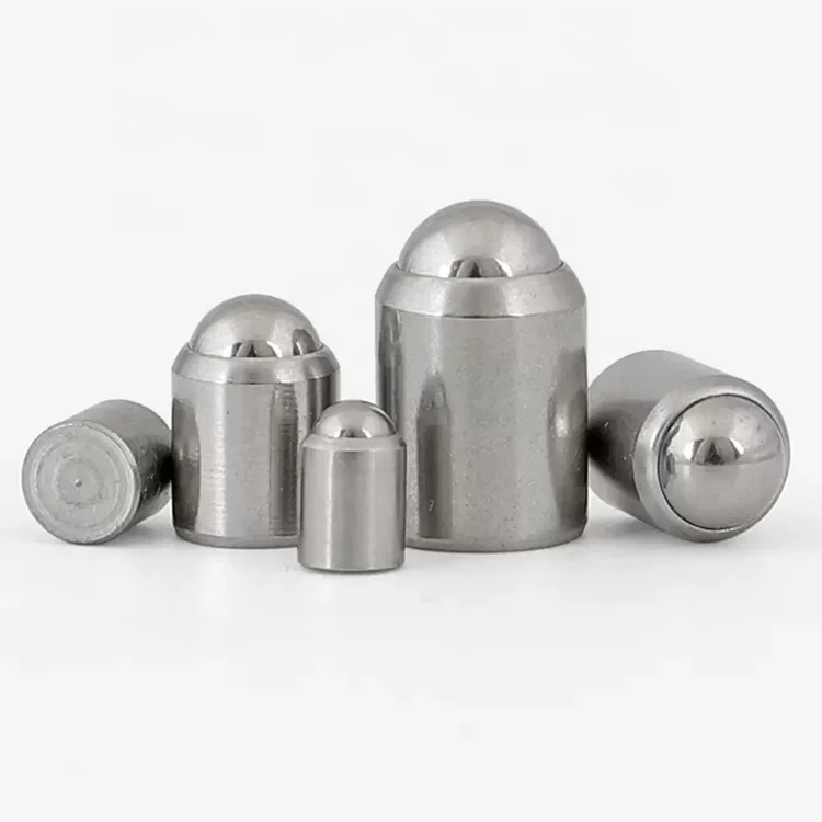 304 Stainless Steel D2-D12 Drop Set Locating Lock Press Fit Loaded Ball Spring Plunger Without Collar