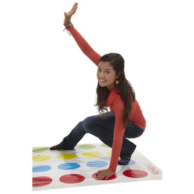 Интерактивная игрушка Twister для родителей и детей забавная Классическая игра настольная коврик украшения дома