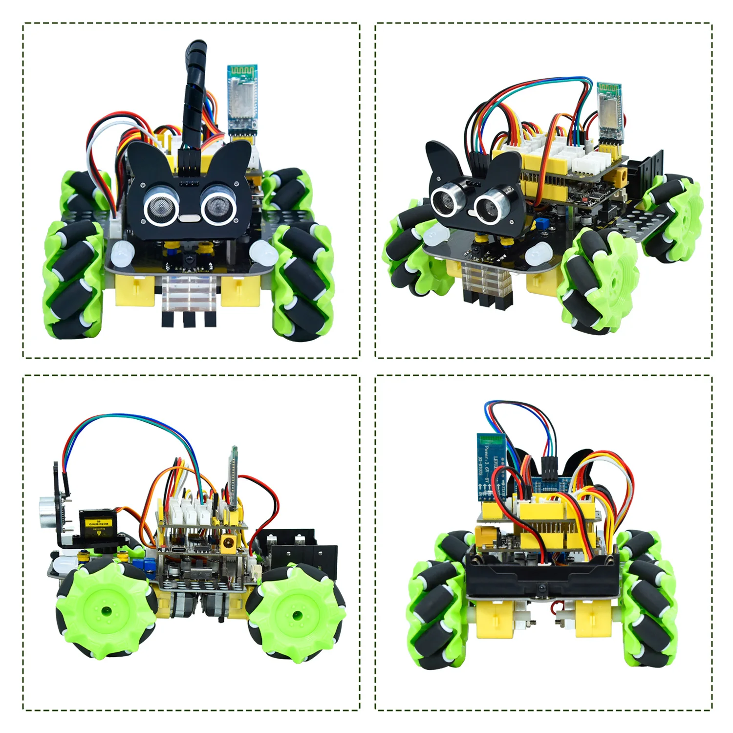 Keyestudio 4WD Mecanum Robot For Arduino STEM Smart DIY Robot Car Kit