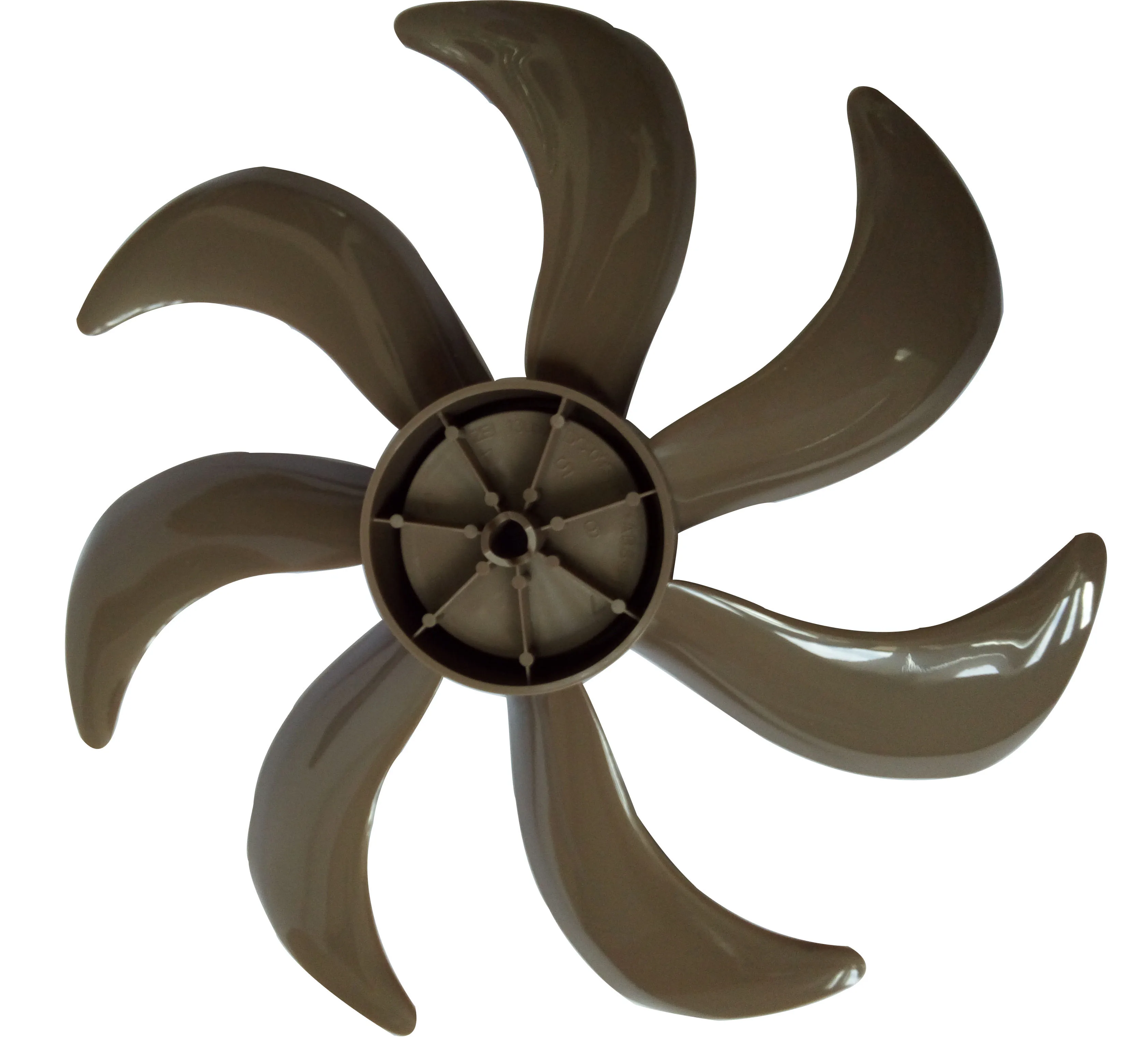 Injection plastic mold for cooling fan blade