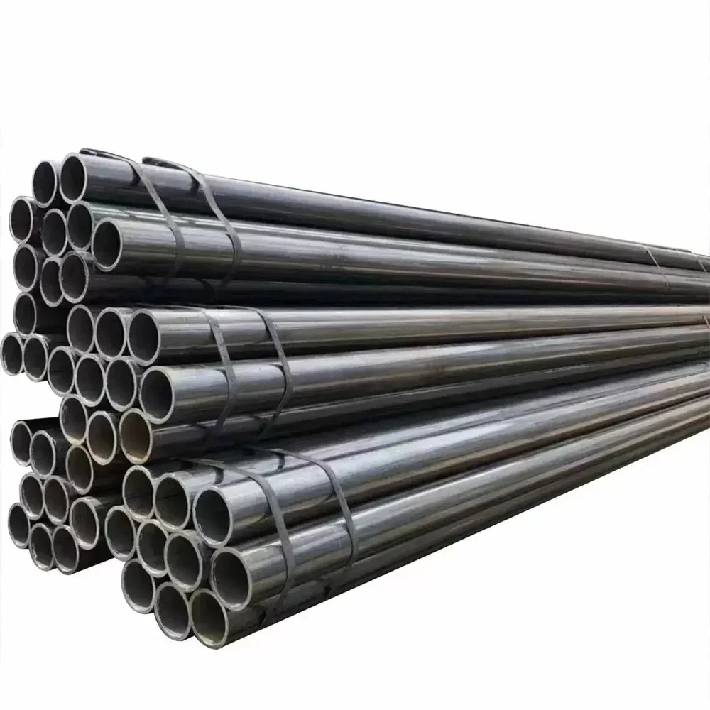 Astm Api 5l Gr B A134 A106 A53 Sch 40 горячекатаная бесшовная труба из углеродистой стали черная Ms железная