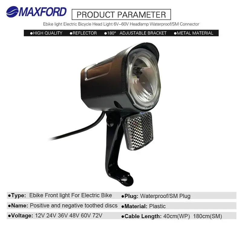 MAXFORD Electric Scooter Spare parts E-bike 25A KT Controller Kit for 36v/48v 500w/750w ebike motor with LCD3 Colorful Display