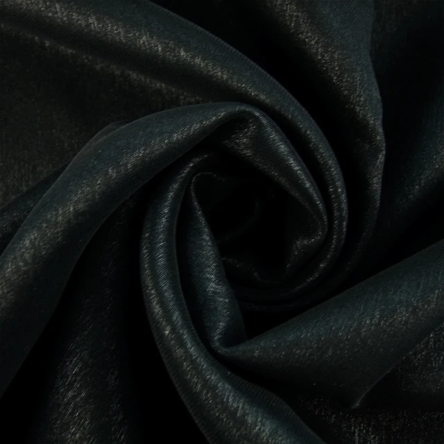 customized color textile material fabric black 100% polyester woven fabric with lurex for arab robe
