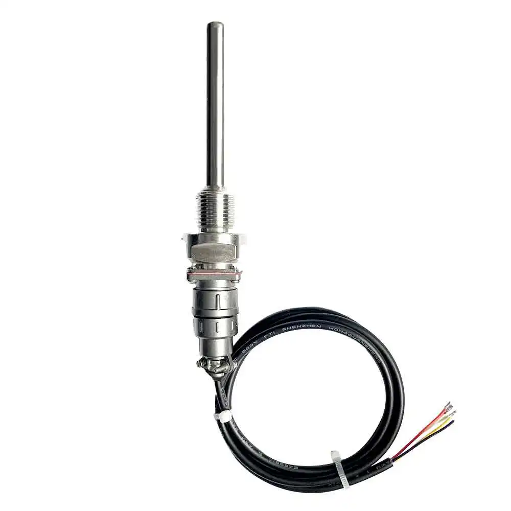 PT100 PT1000 RTD Temperature Sensor Probe 4-20ma  0-10v 0-5v  DS18B20 Temperature Sensor pt1000  G1/2  M20*1.5