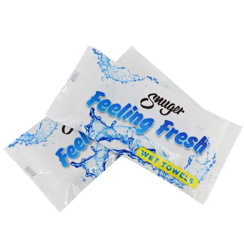Одноразовое освежающее мини-полотенце для рук из хлопка
