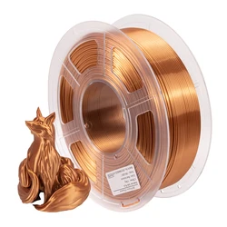 Vacuum package iSANMATE pla silk filament compound 3d printer silk filament 1.75mm 1kg PLA silk bronze  filament
