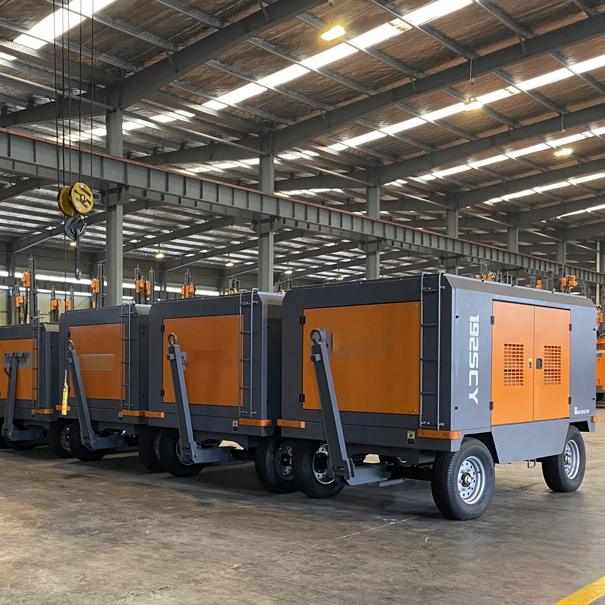 17bar 20bar Diesel mobile screw compressor mine air compressor