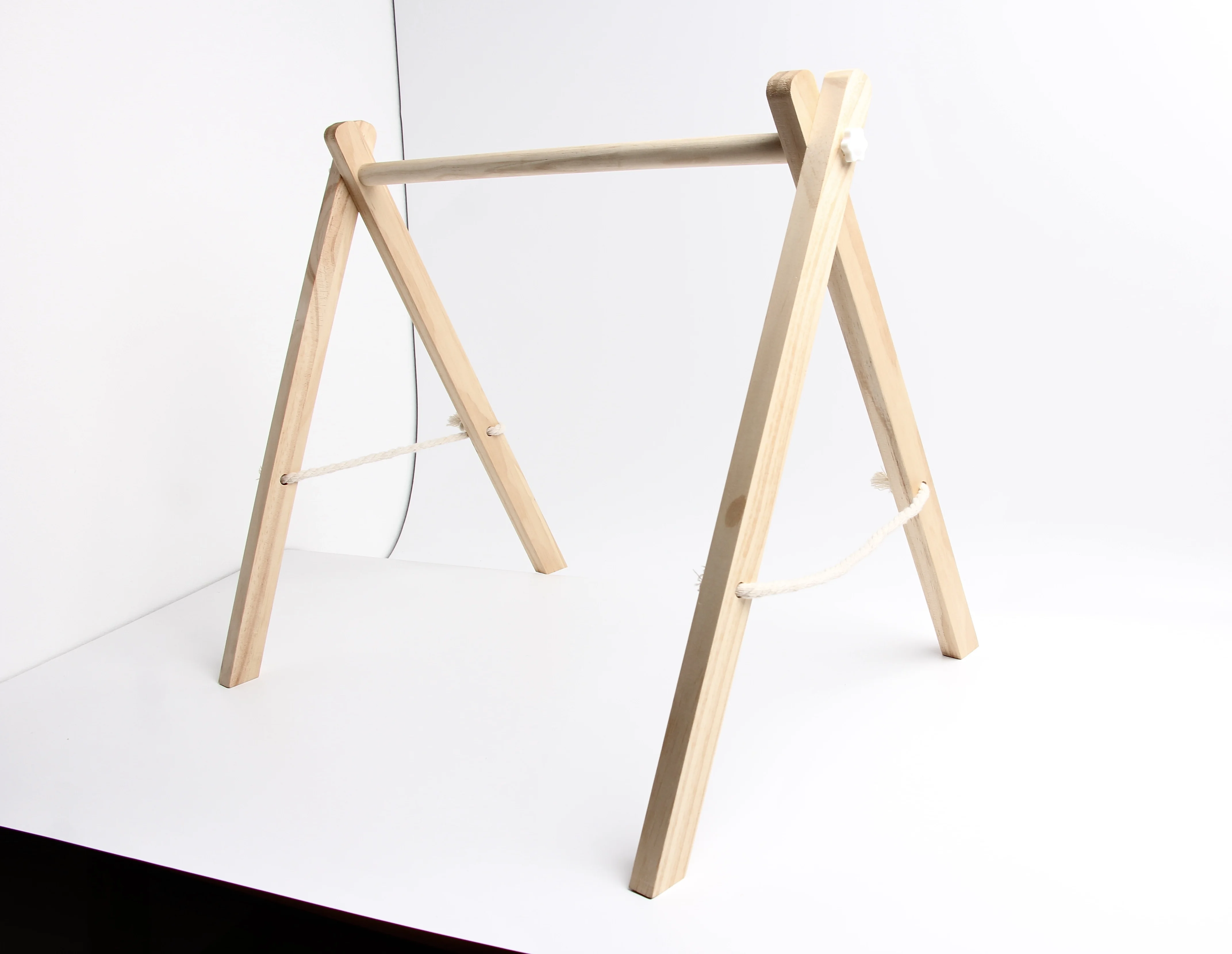 Customization Etsy Foldable Wooden Montessori Baby Play Gym Frame Activity Mat With  Teething Toys Nordic Baby Gym