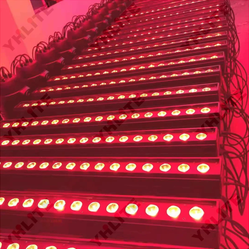 dj lighting 18pcs effect dot pixel bar led wall washer indoor light dmx wash led RGBW 4in1 wall washer 18*12w