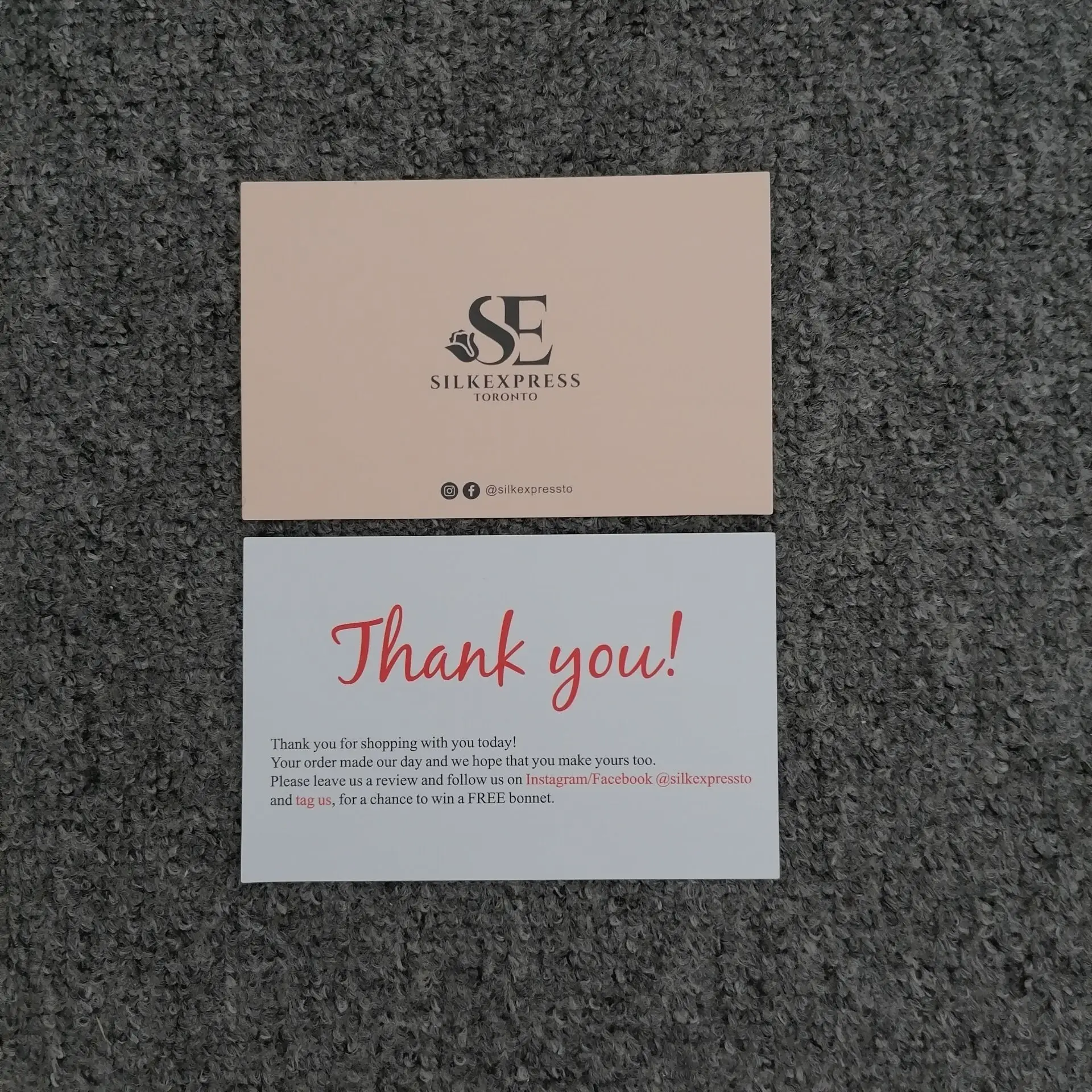 Guangzhou supplier customized business paper card  thank you card for customer