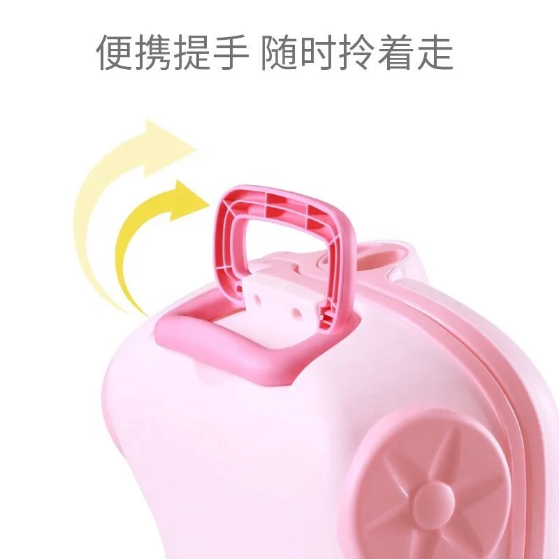 plastic kids pee potty baby training toilet chair for travel car portable toilet seat