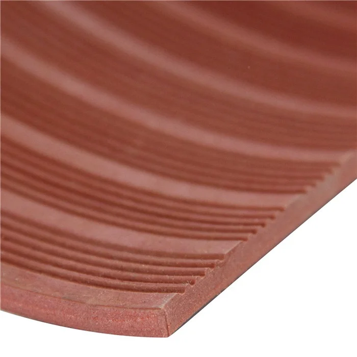 wide ribbed rubber sheets