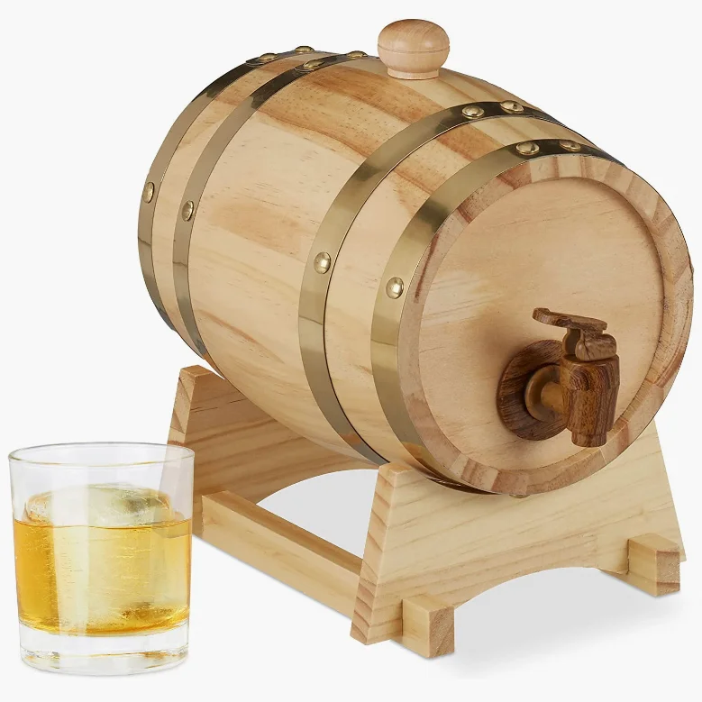 Made in china good quality small wooden barrel mini wooden wine barrel whisky barrel