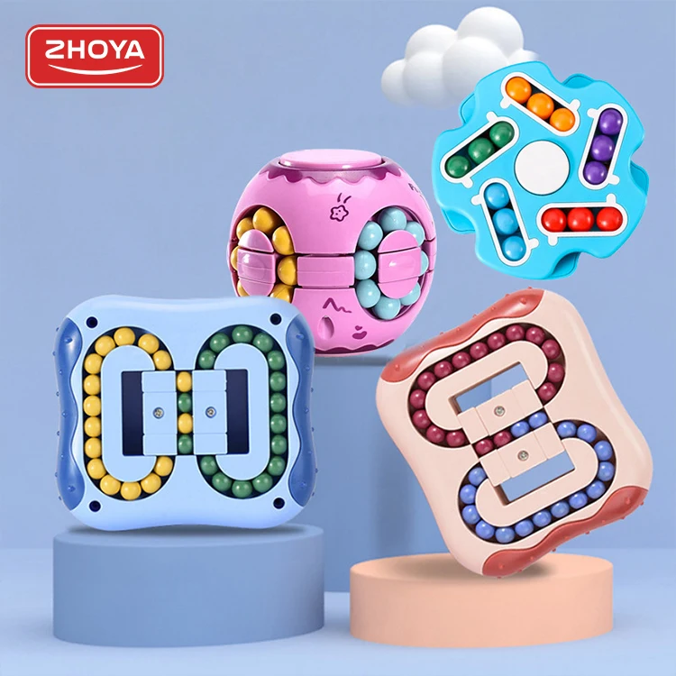 3 Colors magic cube puzzle Educational Fidget Puzzle Ball plastic magic puzzle cube for kids