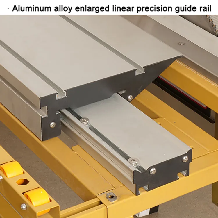 Small double blade dust-free sliding table panel saw saw mill portable sawmill sn tools table saw