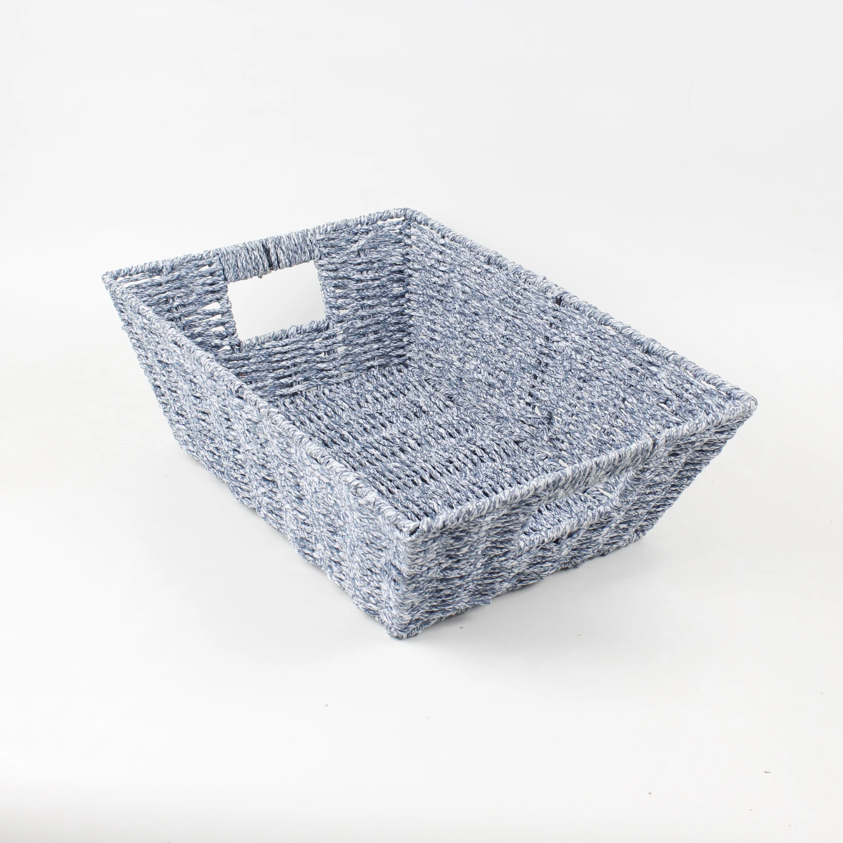 Oval Small Paper Rope Basket Hamper Gift Woven Candy Flower Cheap Mini Christmas Gift Basket Wicker Other Storage Gift Basket