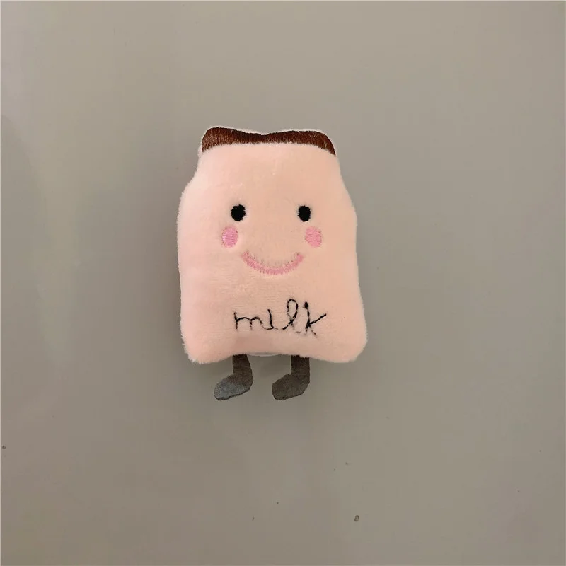 Custom Soft Plush Cartoon Fridge Magnet Eco-friendly Cute Cartoon Plush Dolls Fridge Magnets