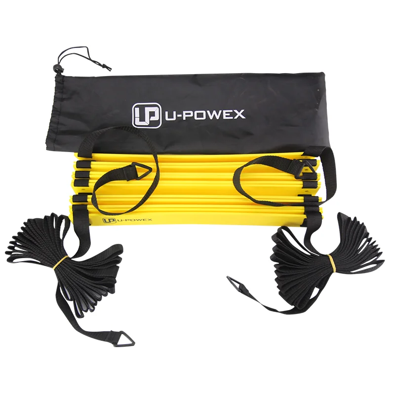 Custom Sports Equipment Adjustable Soccer Flat Fitness Exercise Speed Training Agility Ladder Set