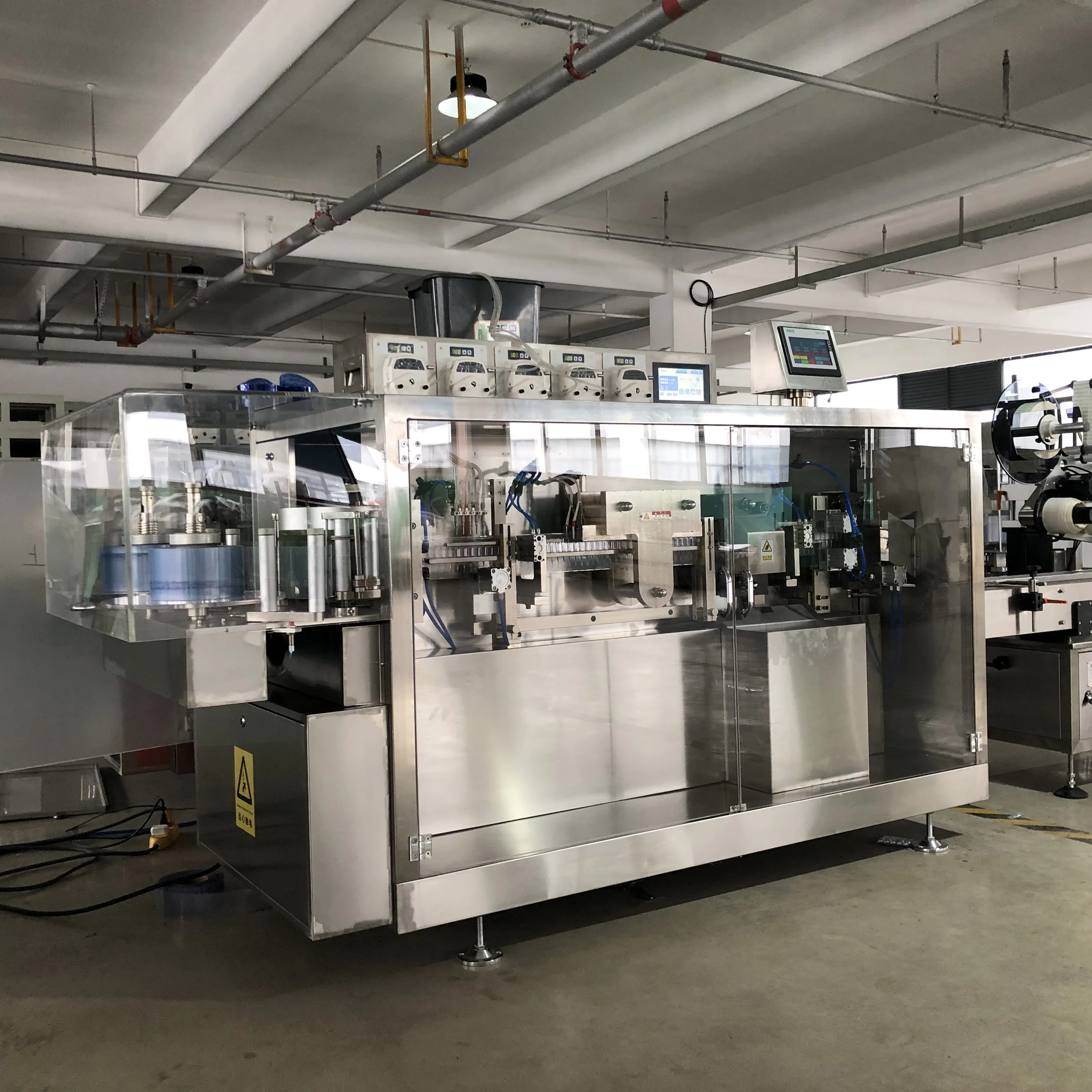  HOLS-118 Automatic 1-50Ml Plastic Ampoule Making Filling Sealing Machine Low Temp For