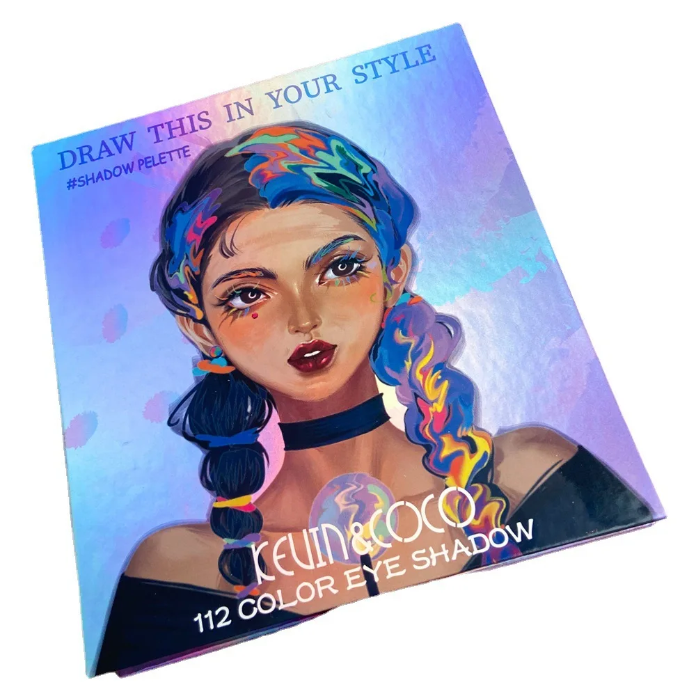 112 Colors Miss Rose odm Shimmer Glitter Pigmented Eye shadow Private Label Eyeshadow Palette