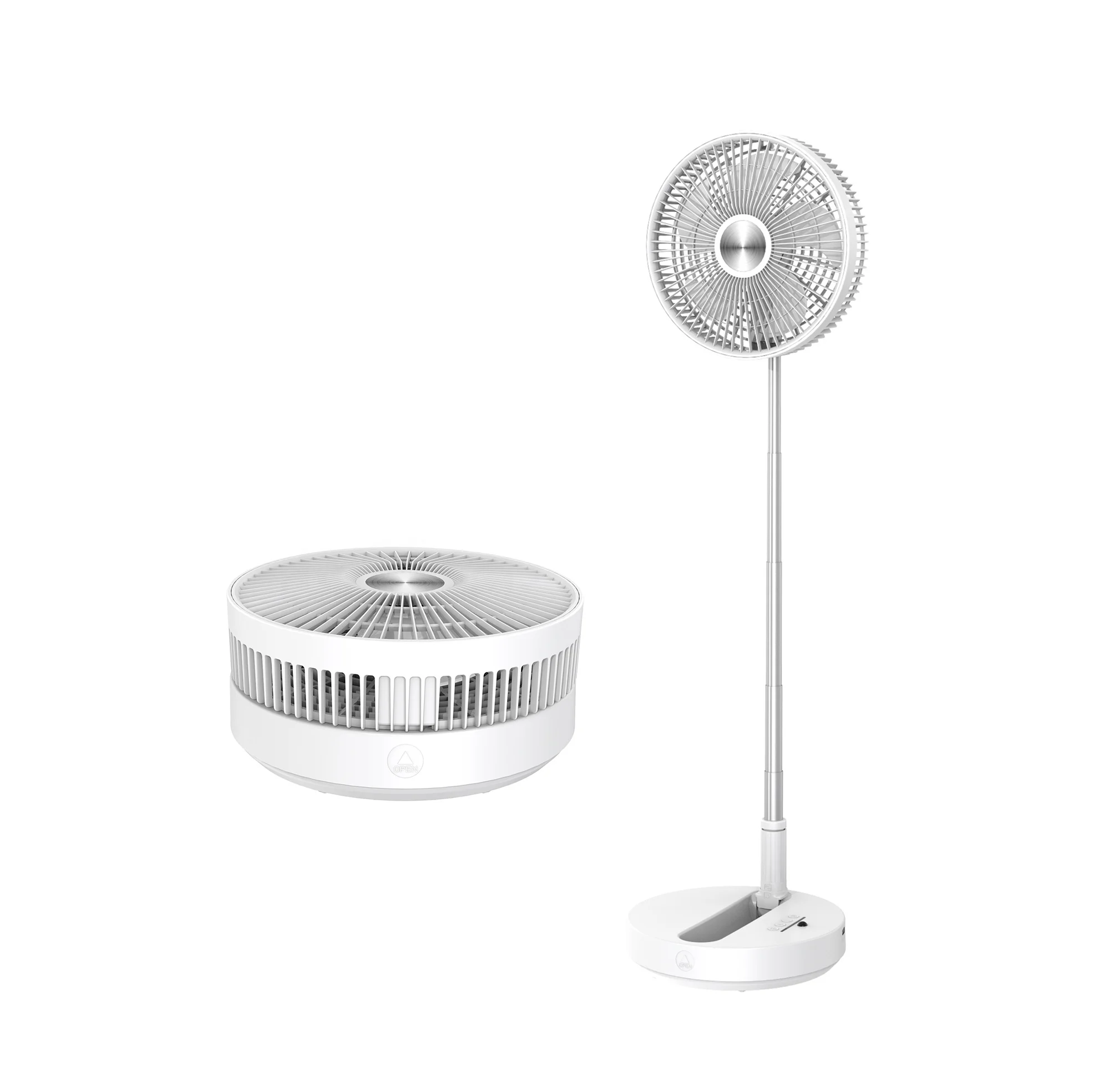 12 inches Foldable storage fan portable humidifier stand battery usb fan rechargeable with lithium battery FOLDING FAN outdoor