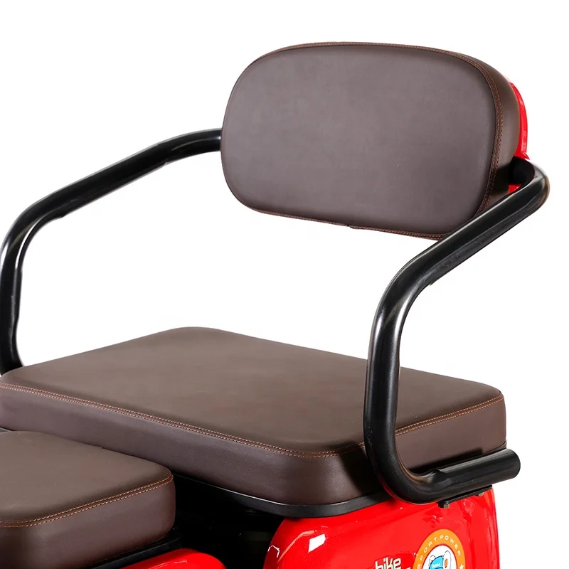 High Quality Mini Eco-Friendly 2 Seat 3 Wheel Electric Tricycle For Adults