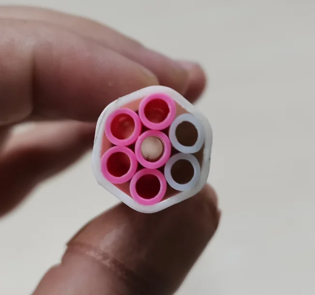 Бесплатный образец, квадратный тип 7 способов 5/3, 5 мм с полиэтиленовой Оболочкой 1,2 мм микро-канал для воздуходувки оптоволоконного кабеля подземной установки