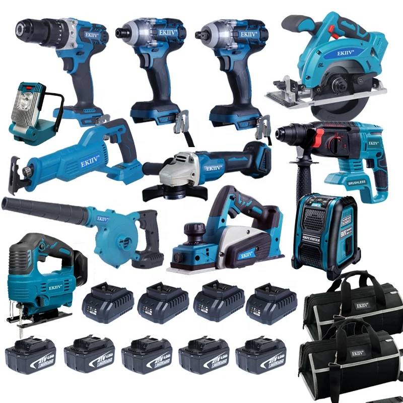 Hand Held Brushless Carbon Free 18V/20V Lithium-ion Battery Electric Cordless Impact Wrench Tool