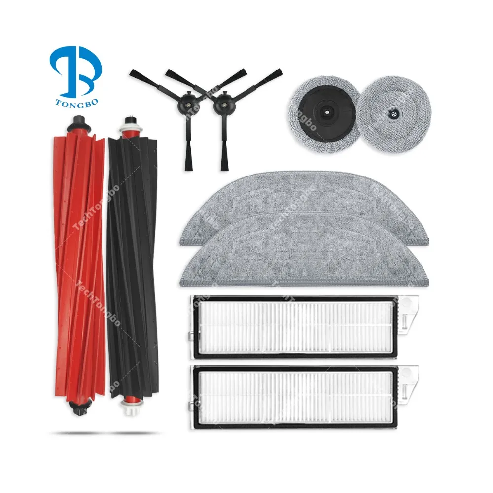 Fit for Roborock S8 Maxv Ultra / Max Ultra Robot Vacuum Part Main Roller Spin Edge Brush Hepa Filter Mop Replacement Accessories