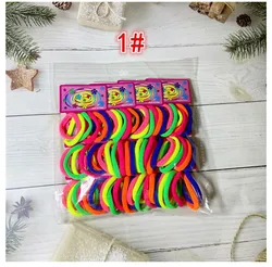 72 шт./упаковка, Детские нейлоновые резинки для волос