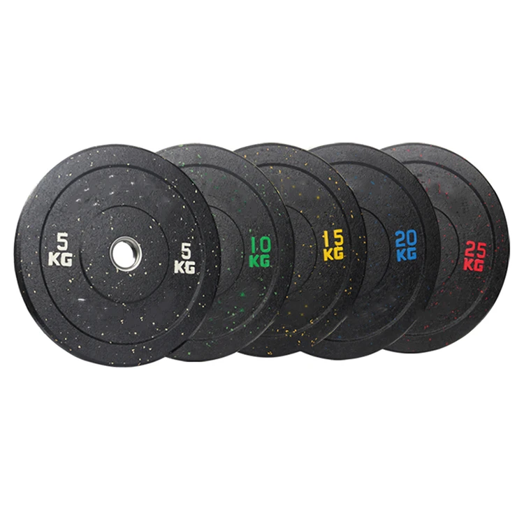 High Quality Fitness Hi-temp Weight Plates Colored Crumb Rubber Bumper Plate