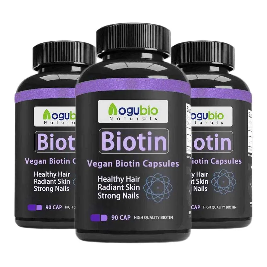 Biotin Capsules for Hair Growth Vitamins Capsules Healthy Skin Nails Supplement With Biotin Capsules Collagen Peptides Complex