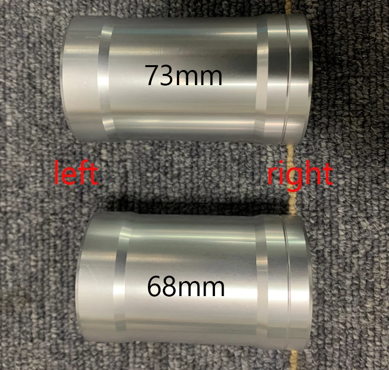 TAOZIK OEM brand aluminum 68mm 73mm BB30 bicycle bottom bracket adapter Transform Tube