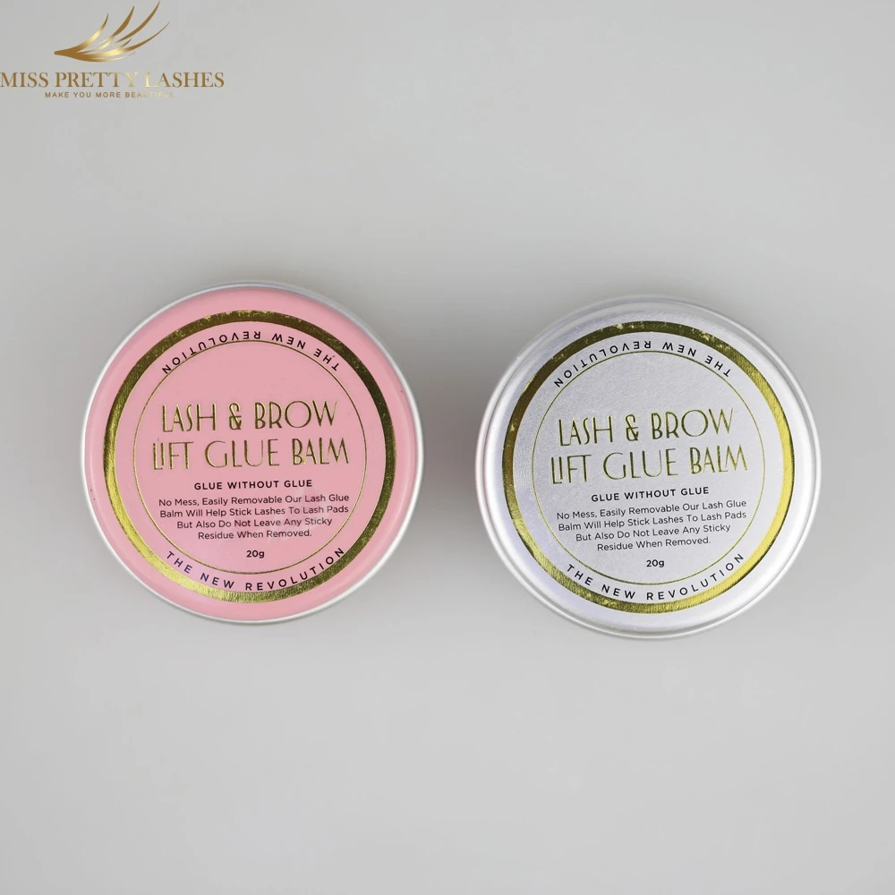 Strawberry and Peach  Flavor Lash Glue Balm Lash Lift Adhesive Strong Sticky Eyelash and Eyebrow Perm